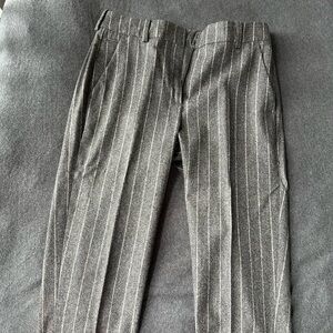 The Kooples Charcoal Pinstripe Pants